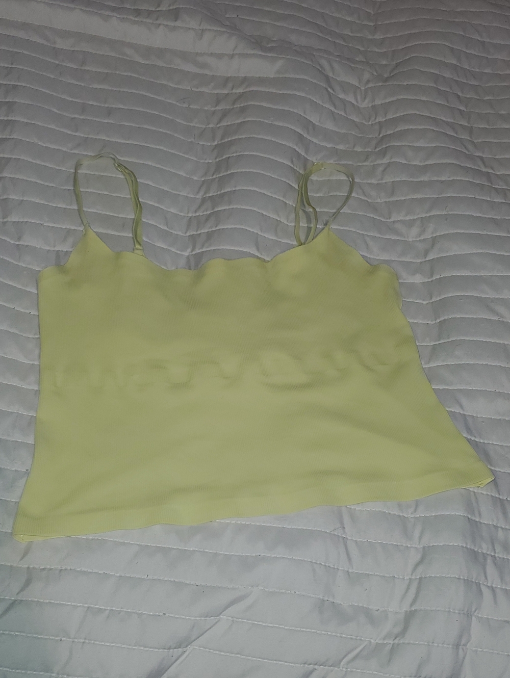 UO Seamless Pale Yellow Cami